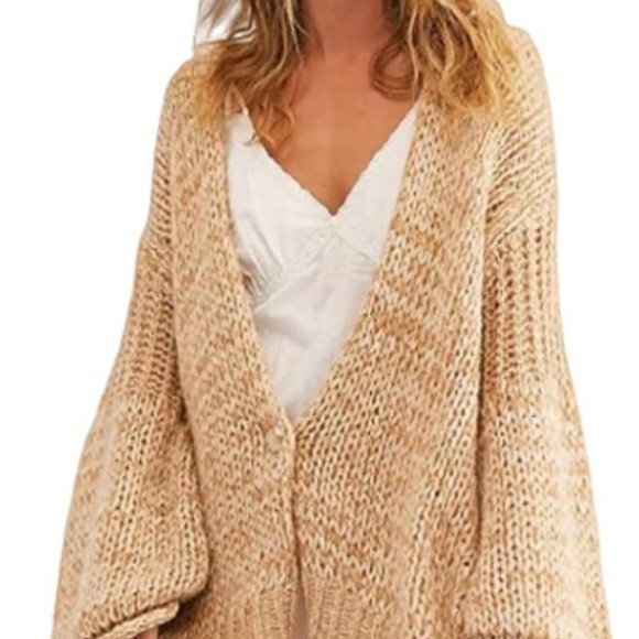 Free People Sweaters - Free People Womens Bell Sleeves Drapey Cardigan